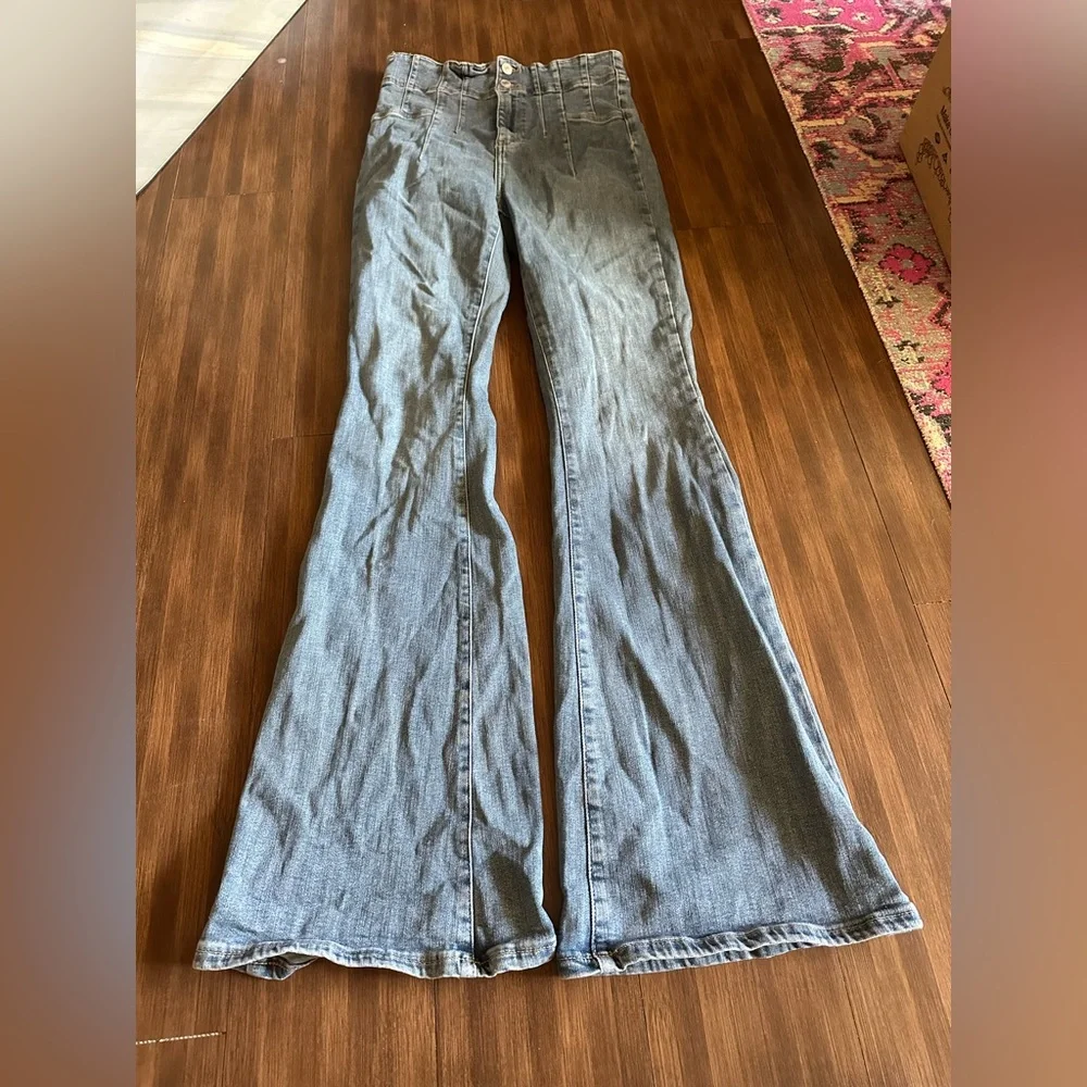 We The Free Jayde Flare Jeans free people size 28 - Picture 8 of 9